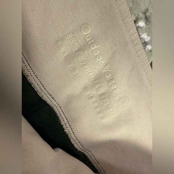 Outdoor Voices Colorblock 7/8 Warmup Leggings‎ Green Blue Pink Size Small - Picture 5 of 5